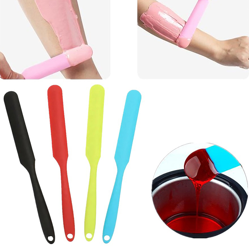 Wax Applicator Pad - Spatula Lilin Kosmetik Silikon Baru, Tongkat