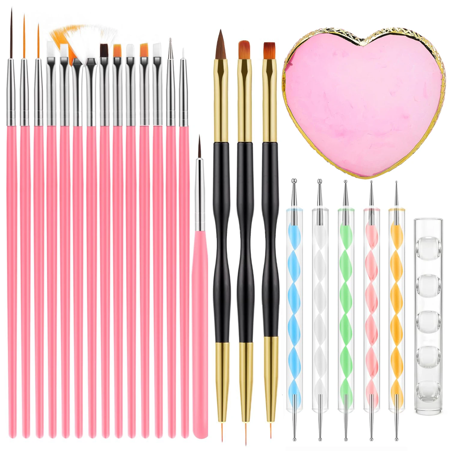 Detailing Brush Set - Set Kuas Kuku 25 Buah –