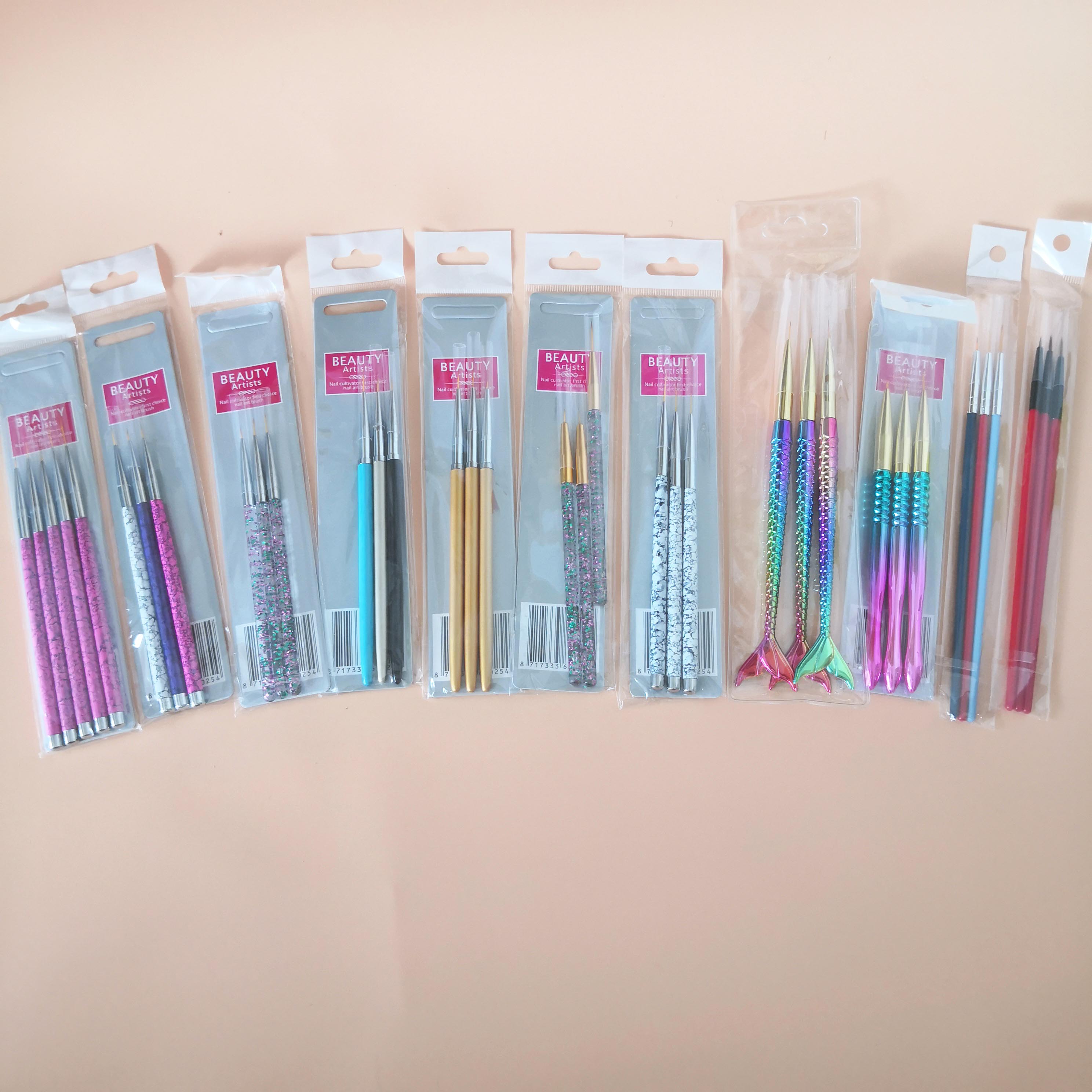 Detailing Brush Set - Set Kuas Liner Mata aktif air