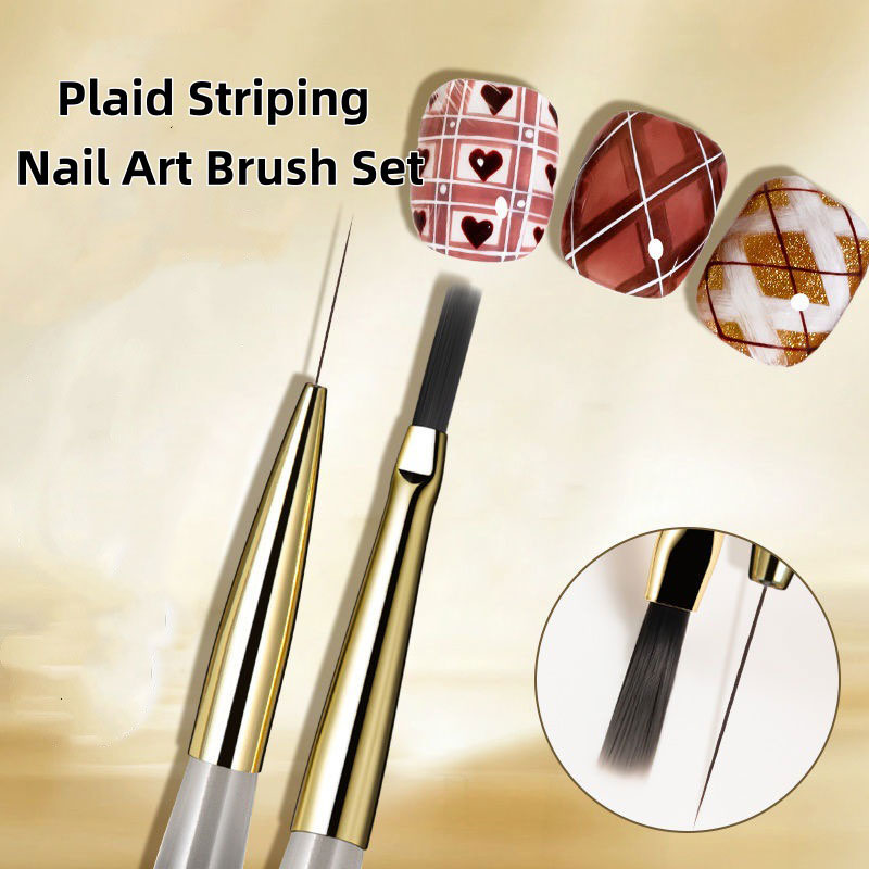 1 Buah Set Kuas Seni Kuku Kota - Detailing Brush Set ulasan dan harga