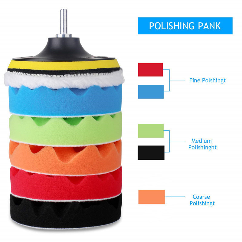 8 Buah Kit Bantalan Pemoles Mo - Polish Pad Set Buffer ulasan dan harga